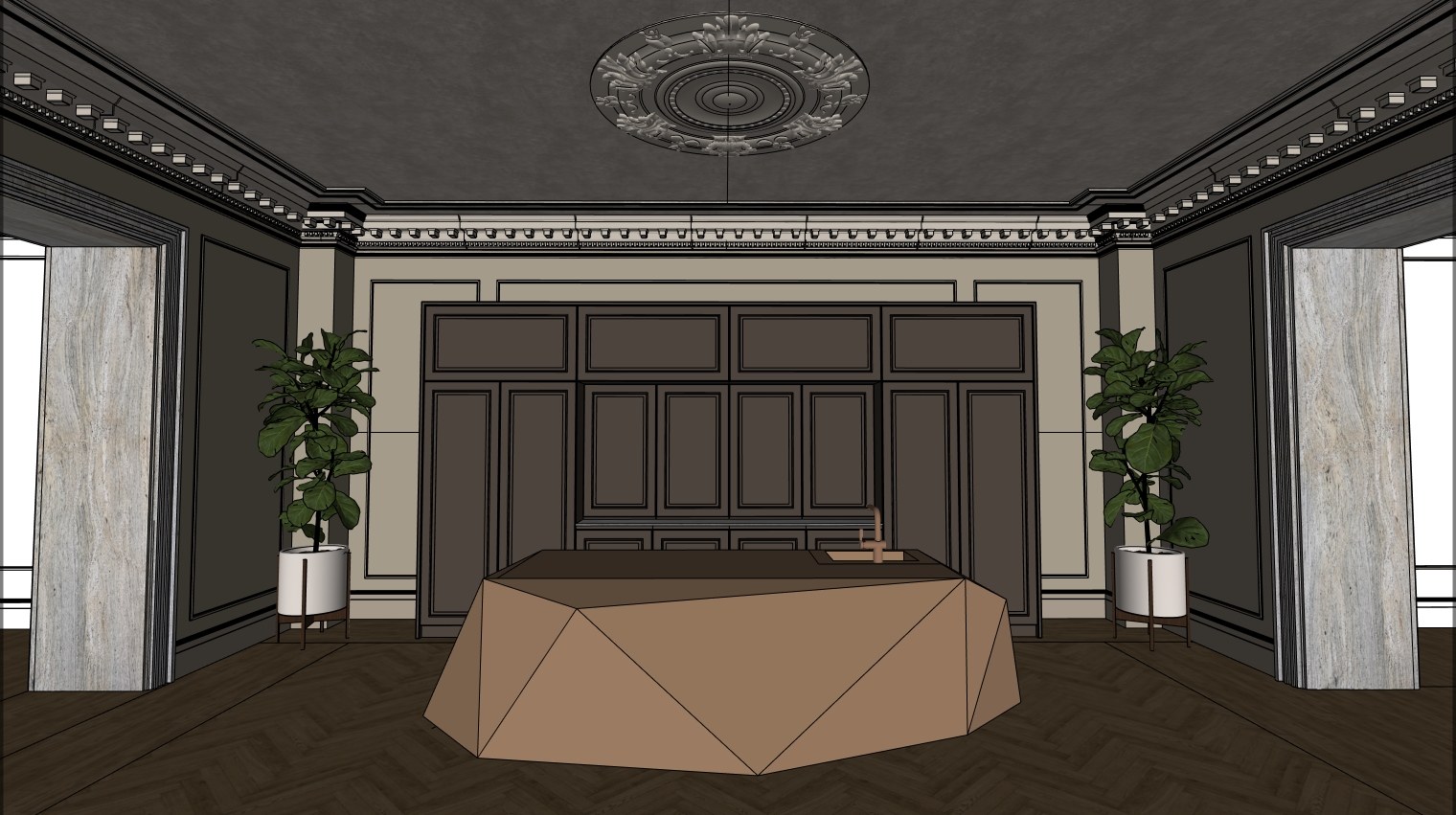 Boceto en SketchUp